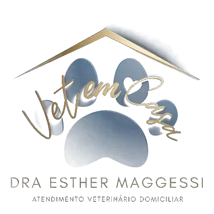 Logo animada Vet em Casa Dra. Esther Maggessi